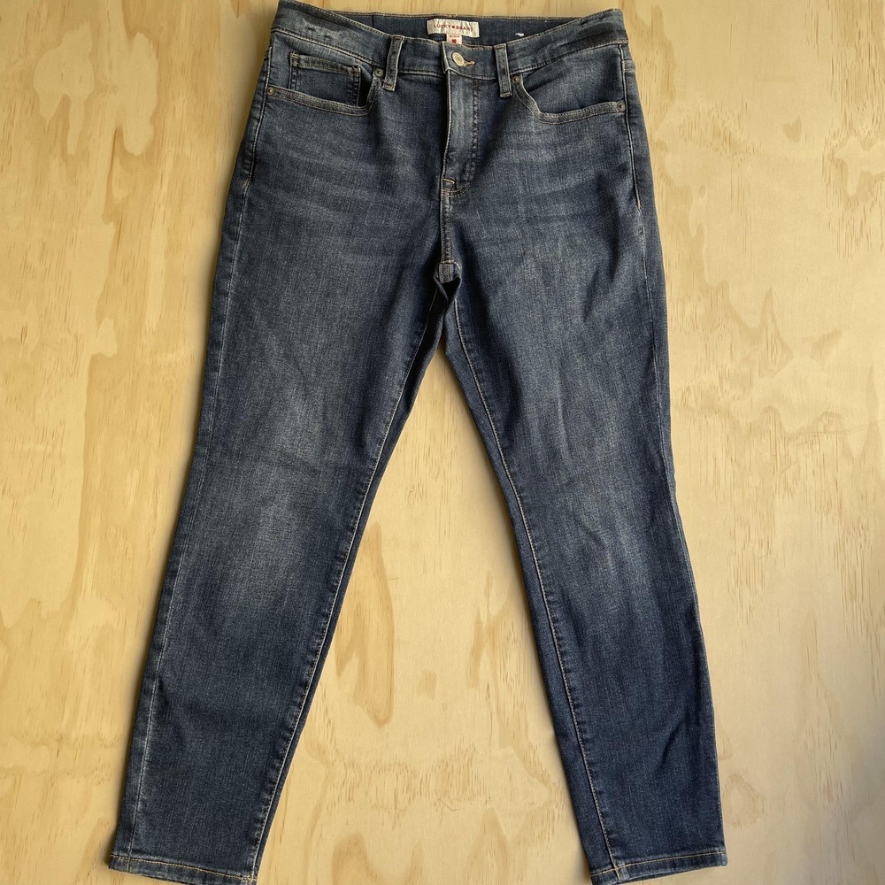 Lucky Brand Ankle Skinny Jeans Womens 10/30 Medium Wash Blue Stretch Denim Pants